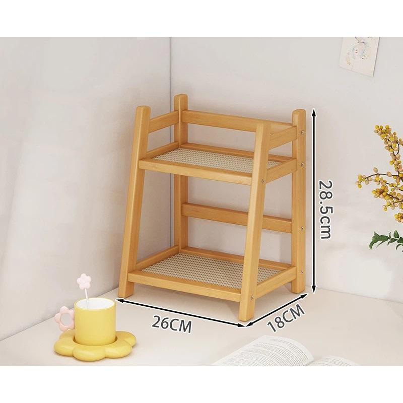 Multi Functional Kitchen Shelf Small Desktop Condiment Rack Tiered Storage Organizer For Oil Salt Sauce Vinegar Countertop Use