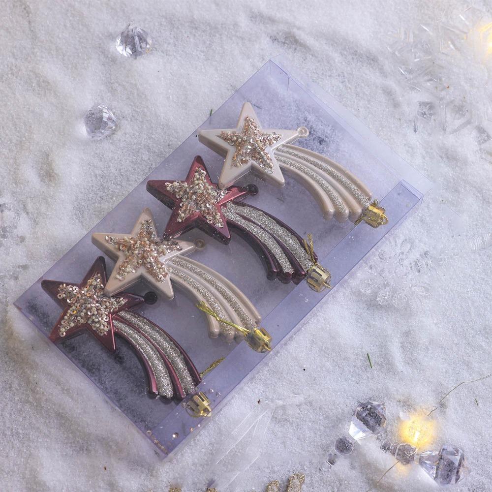 Kawaii Christmas Tree Decorative Set Cartoon Xmas Tree Delicate Pendant  Desk