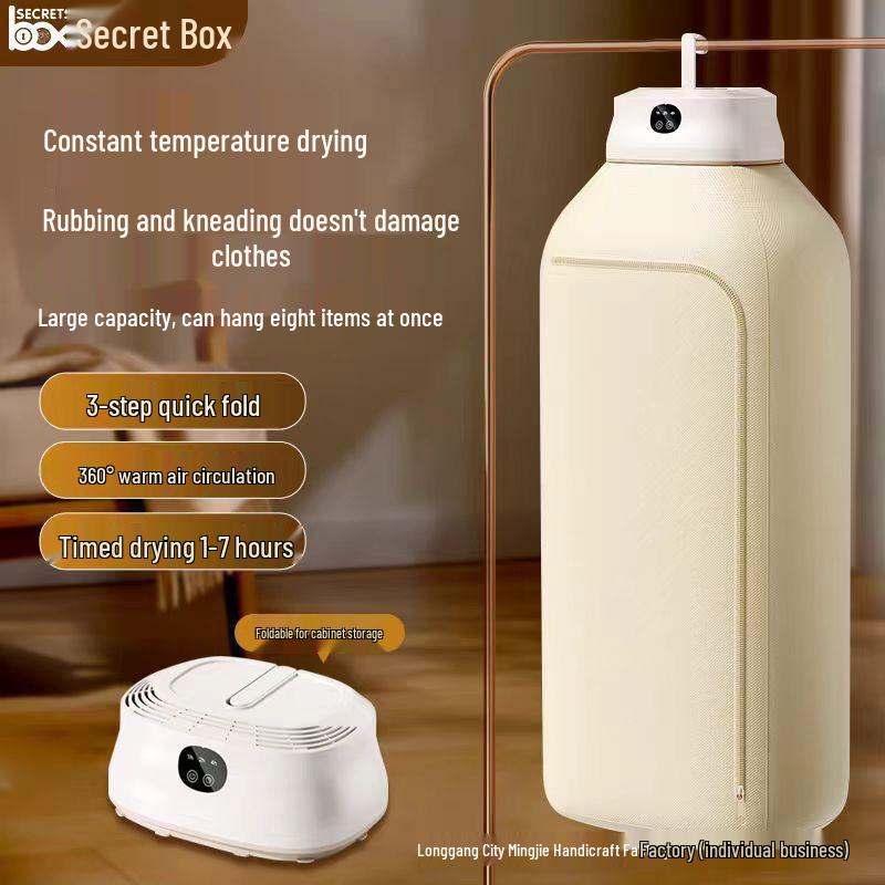 Armoire Séchante et Repassage de Voyage Portable: Machine à sécher rapidement les vêtements