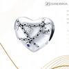 Charms Heart Bond 925 Bead Pendant Chain Zirconia Beads
