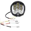 9-inch 75W Wrangler Off-road LED Headlights with Three-sided Illumination for Modified Bumper and Roof