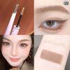 Cappuvini 3D Eyebrow Dye Cream Gray Brown Double Head Eyebrow Pencil Long Lasting Waterproof Eye Brow Pen Tint Mascara Enhance