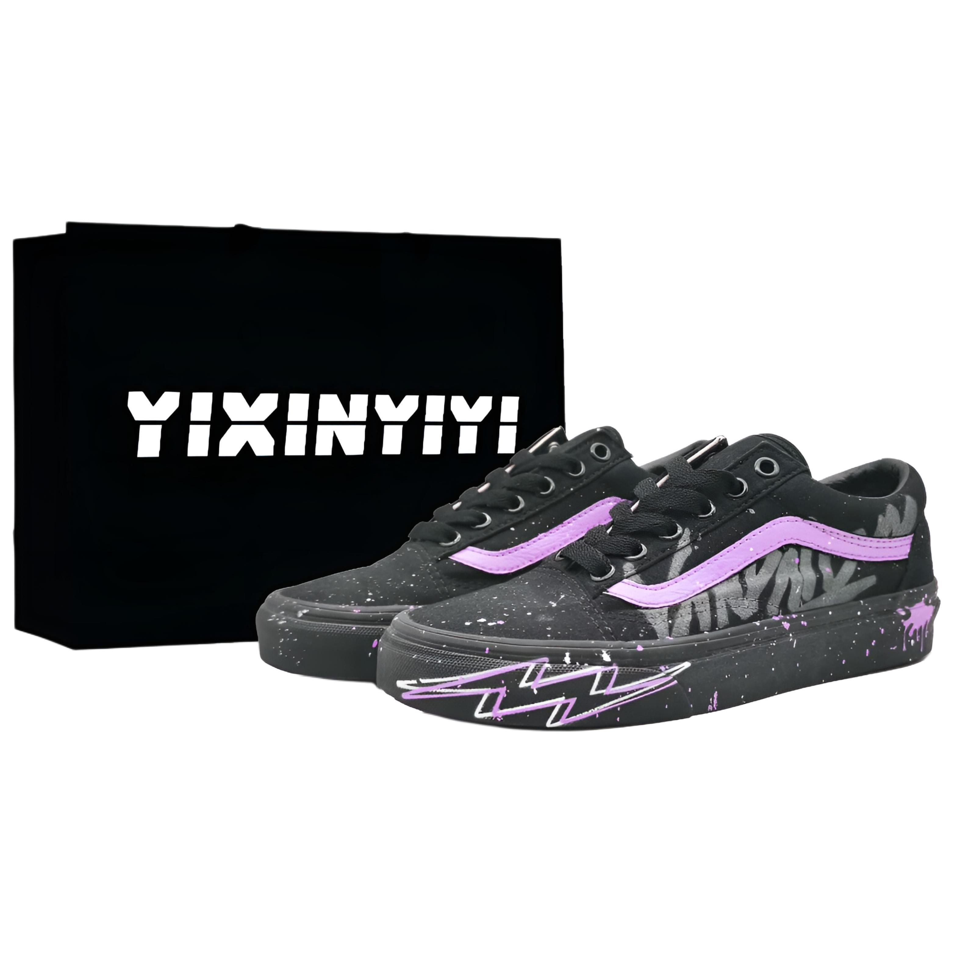 Vans Old Skool Низкие Скейтбордические Кроссовки Унисекс Винно-Фиолетовые VN000D3HBKA(Команда400-) 36.5