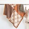 2025 Autumn and Winter New Fashion High Value 90cm Silk Wool Square Scarf Women's French Light Luxury Neck Protection Silk Wool Silk Scarf