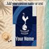 Beach TowelTottenham Hotspur FC Custom Name Text Personalized Soft Towel for Beach Pool Indoor Home Decor Gift