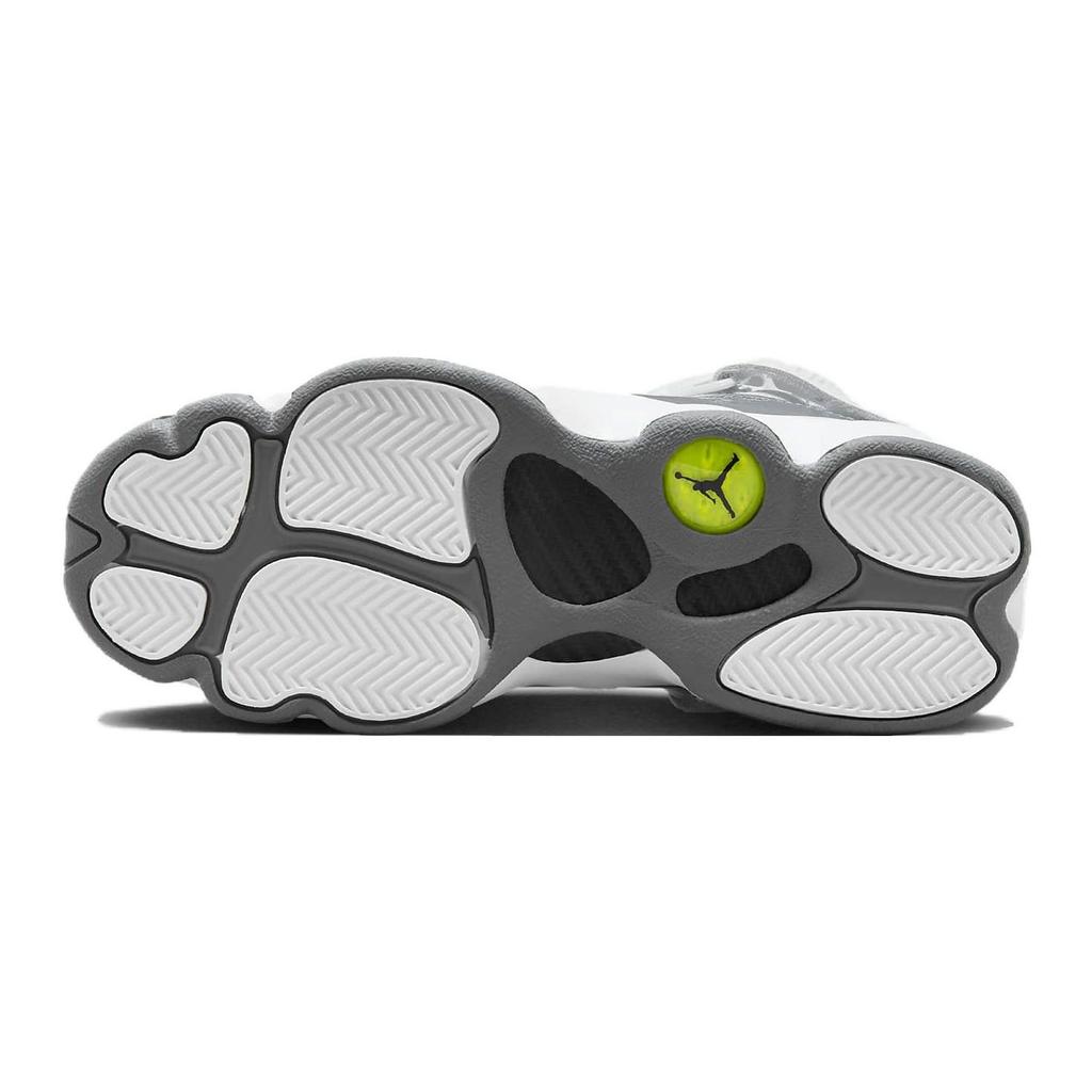 Air Jordan 6 Rings GS White Cool Grey Kids Sneakers 323419-121