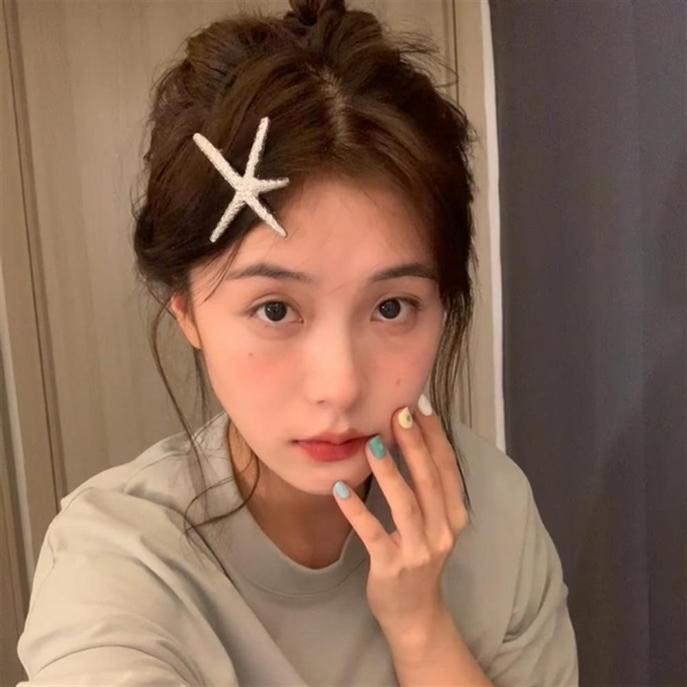 Blogger Starfish Clip Sweet Cool Wind Out Of The Street Duckbill Geometric Side Hairpin Bangs Vintage