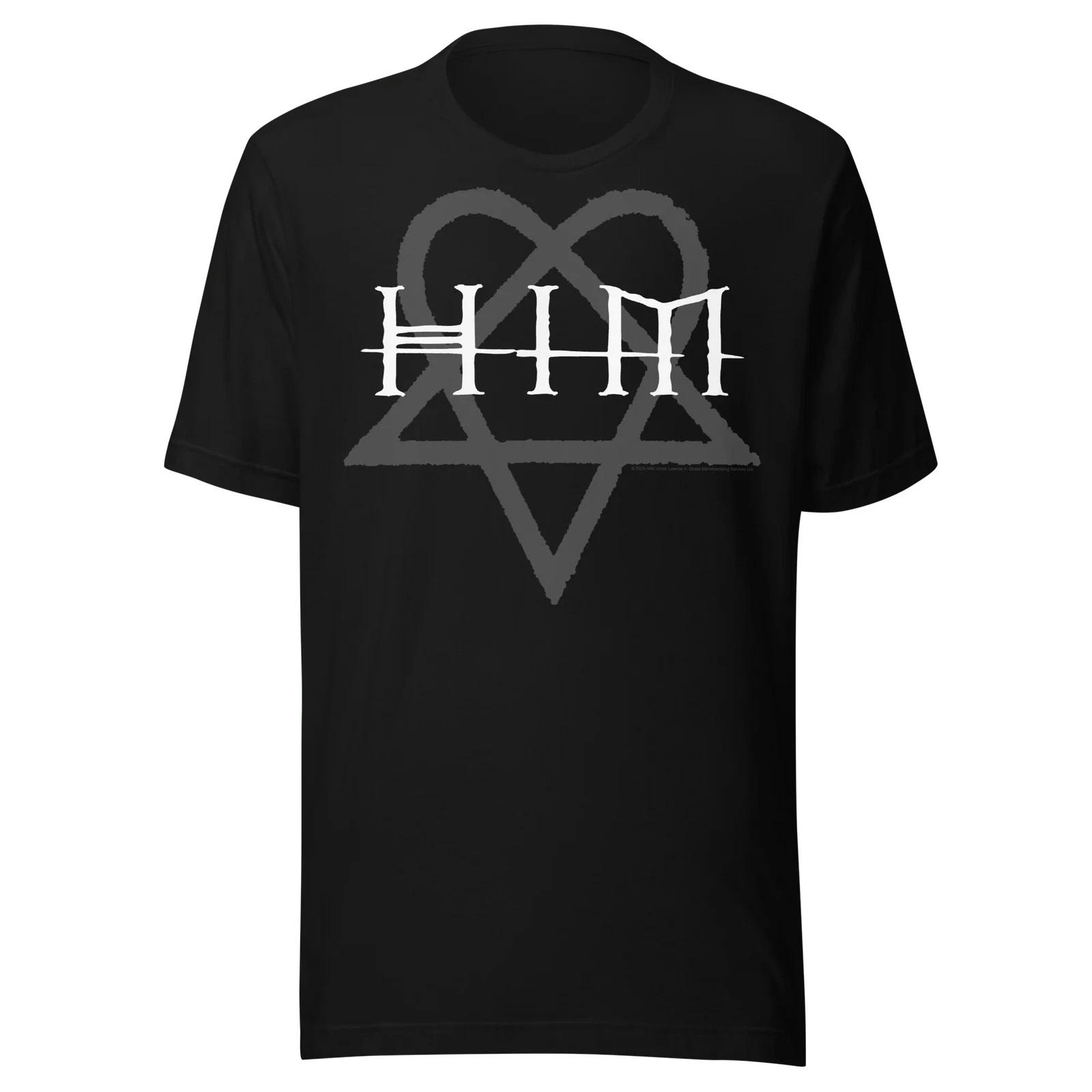 HIM - Dark Heart Jumbo Print T Shirt L