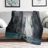 between high cliff Throw Blanket All Season Lightweight Soft Blanket for Bed