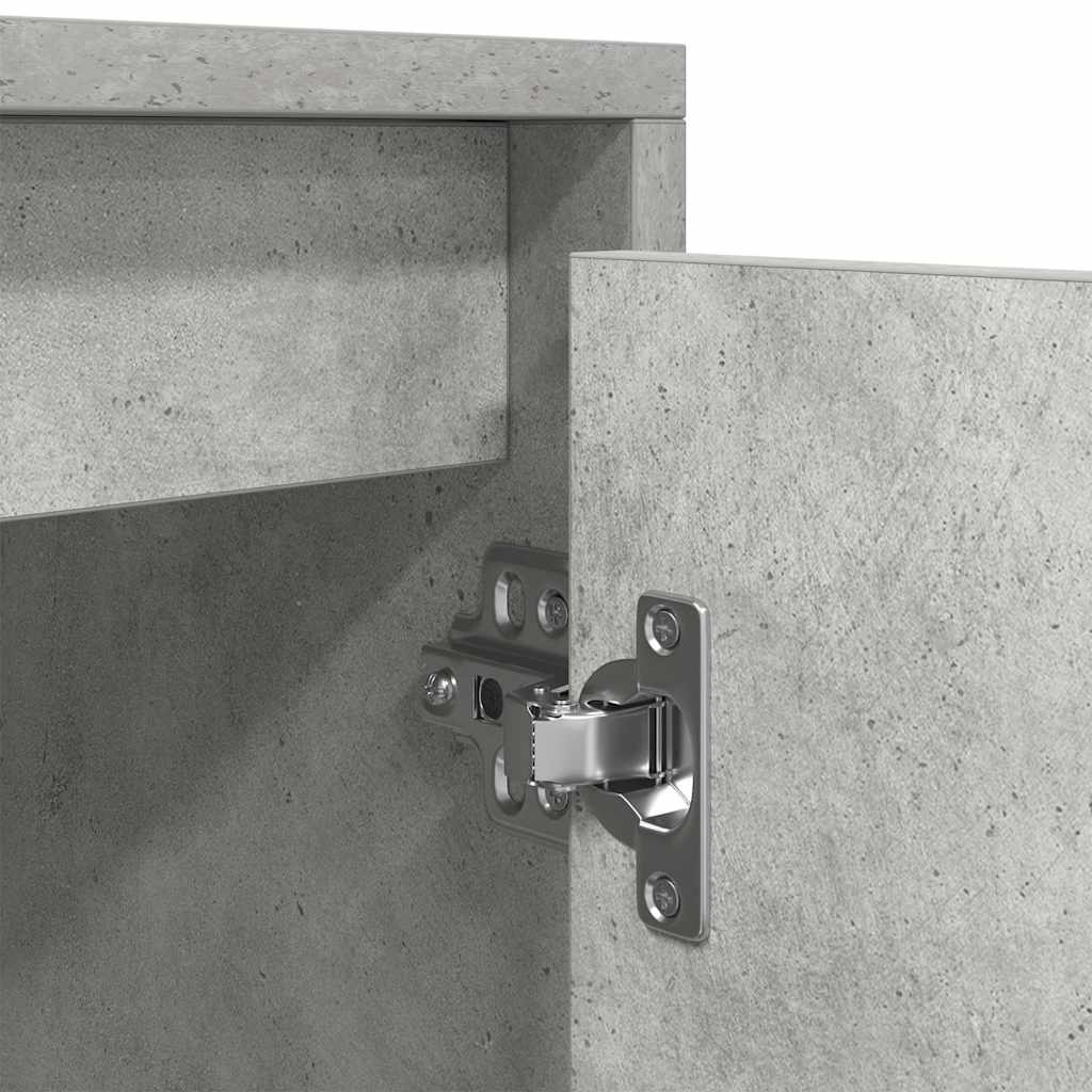 TV Cabinet Concrete Grey 188.5 x 41 x 50 cm Particleboard