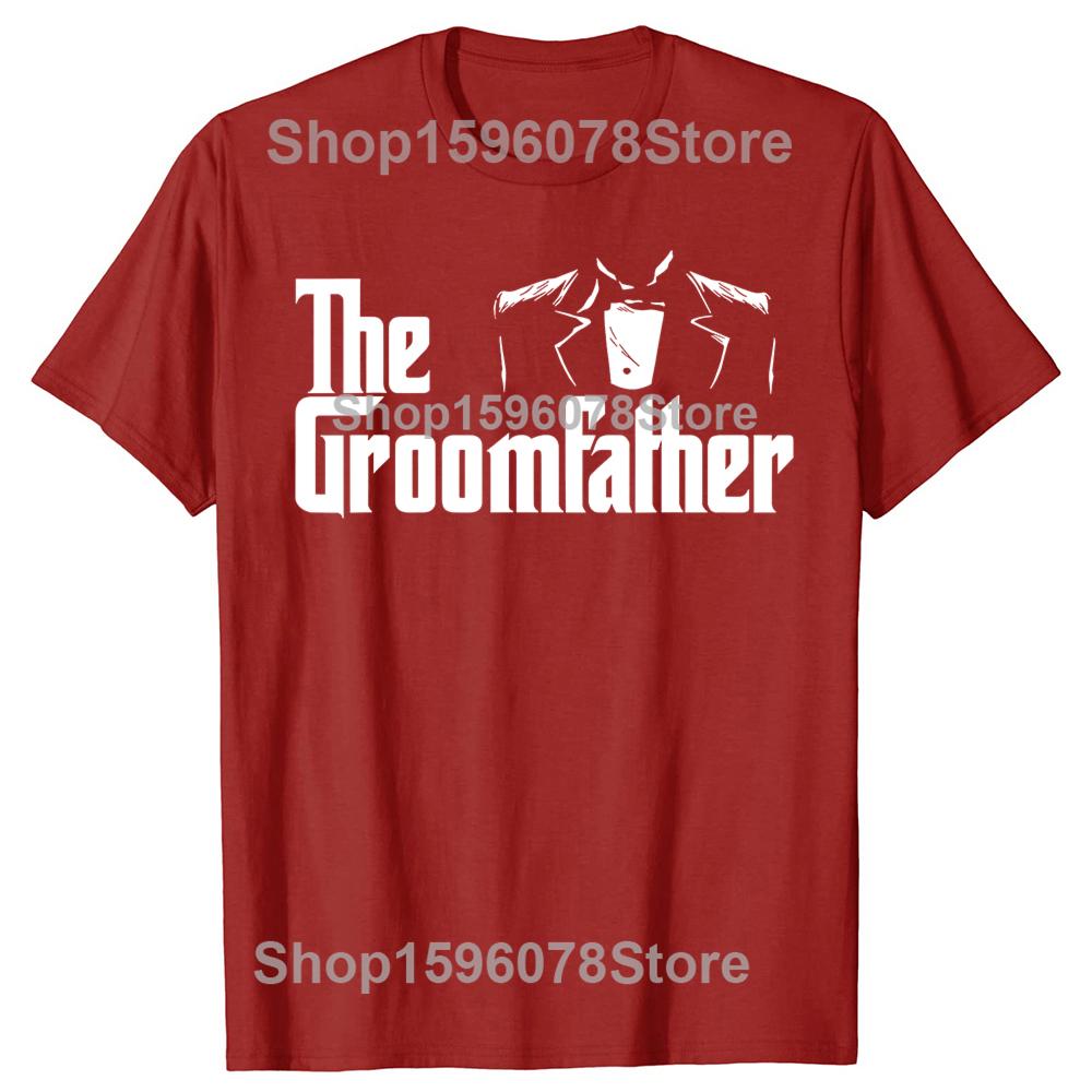 

The Groomfather Wedding Marriage Groom Dad Tshirts Men Fashion Print Tshirt Loose Oversized Streetwear Hip Hop Unisex T Shirt S