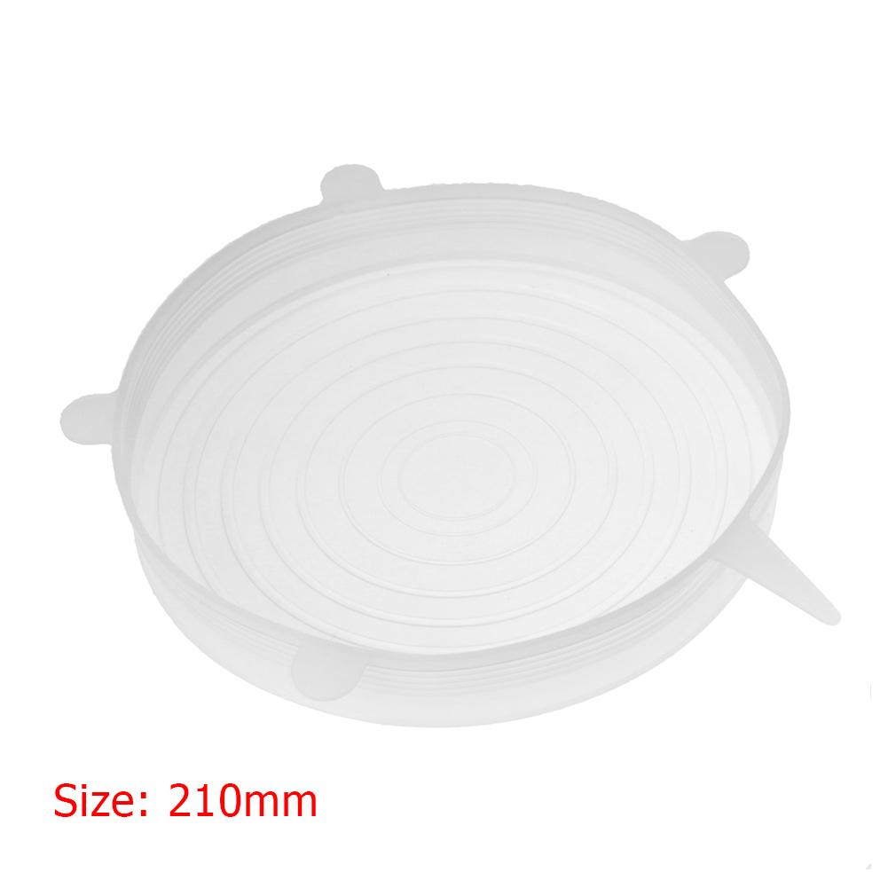 Heat Resistant Reusable Stretch Silicone Lids Universal Food Wrap Bowl Pot Pan Cover Cookware Lids Kitchen Refrigerator Cooking