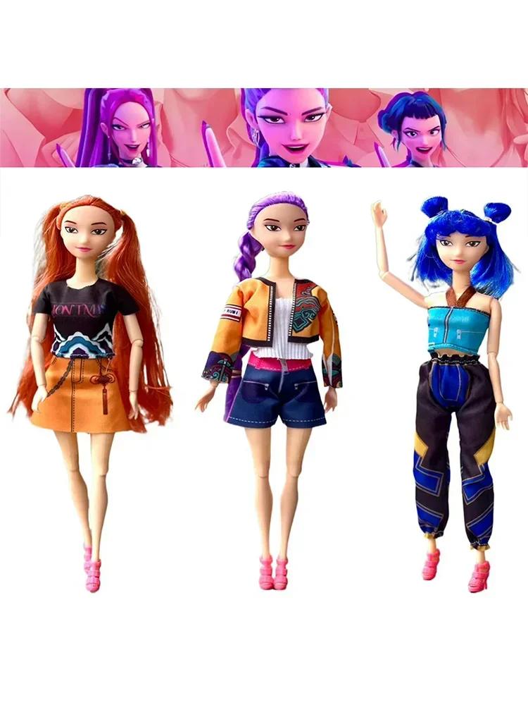 $Demon Hunters  NEW Anime KPop  Doll Vinyl Toy Rumi Mira zoi Character vinyl mask figurine Birthday Gift Fan Club Gifts_@