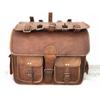 Motorcycle Saddle Bags Two Side Seat Harley Leather Pouch 2 Panniers Bags
