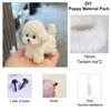 Dog Dog Plush Twist Stick Felt Strip Plush Wool Iron Wire Thread  DIY Gift