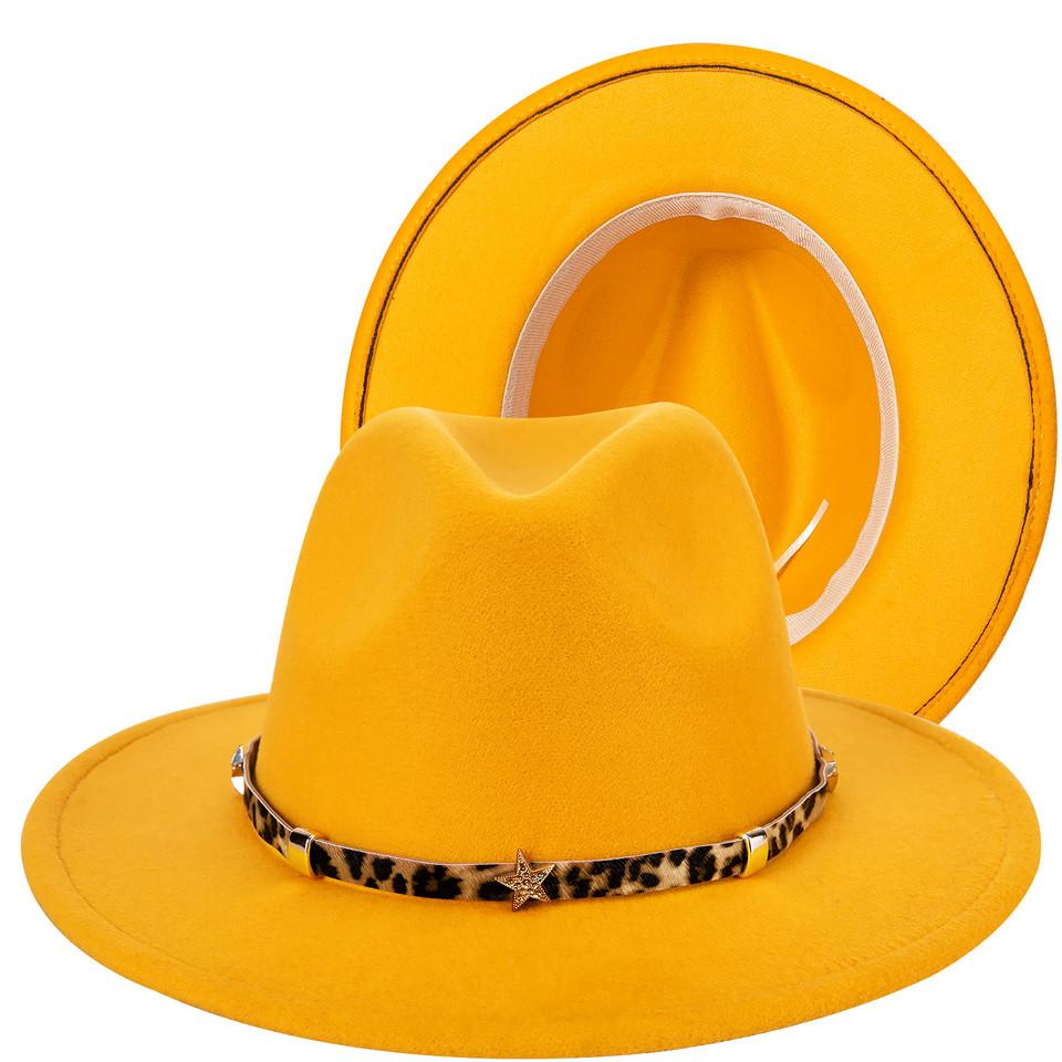 Wide Brim Fedora Hat 