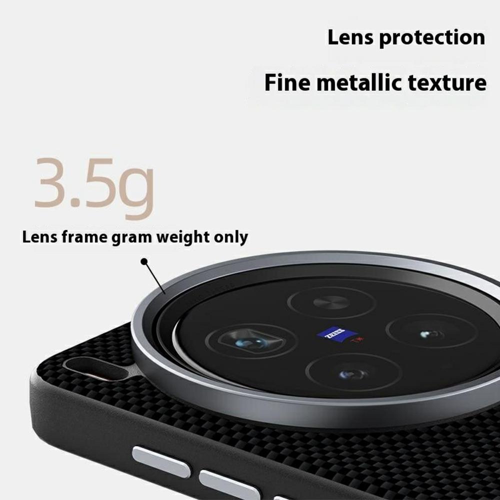 ABEEL Magnetische Hülle für vivo X200 Ultra 5G mit Aufdruck PC TPU Aluminiumlegierung Leder Handyhülle