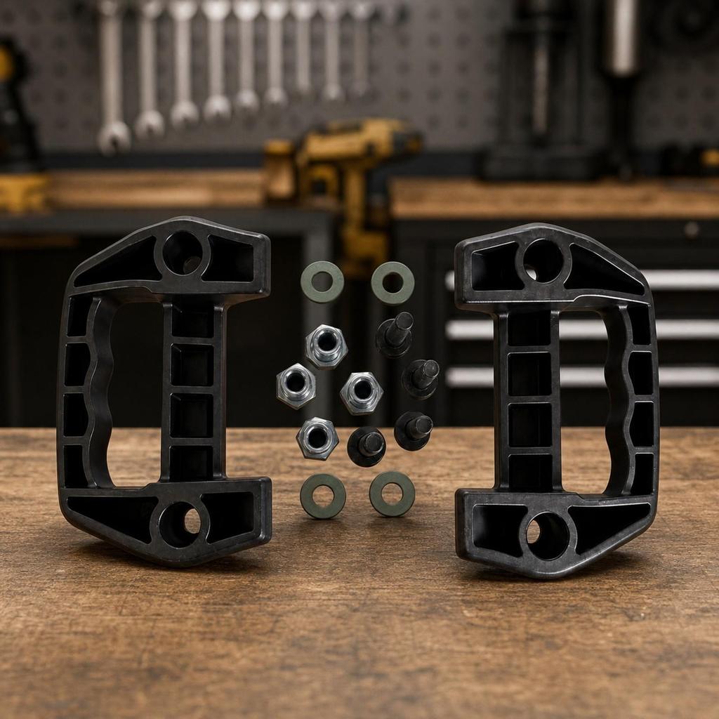 2 Pieces Cargo Base Kit Easy to Install Snowmobile Accessory Molded