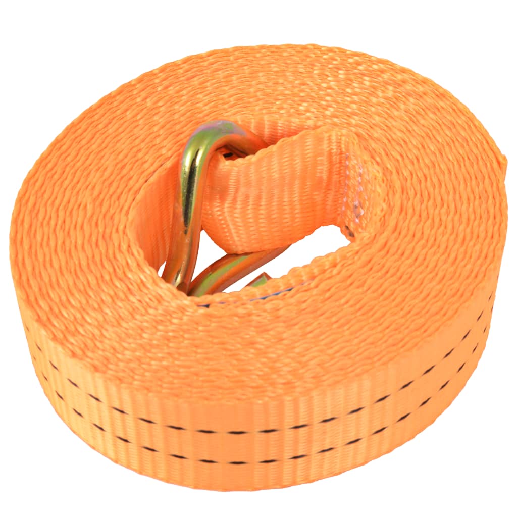 Ratchet Straps 4 Pcs. 1 Ton 6 M * 38 Mm Orange