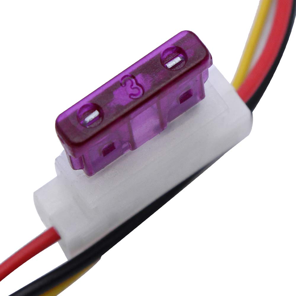 HUIQIAODS Daylight LED Auto Lighting Unit, 12 V, 24 W, Lights Up When Engine