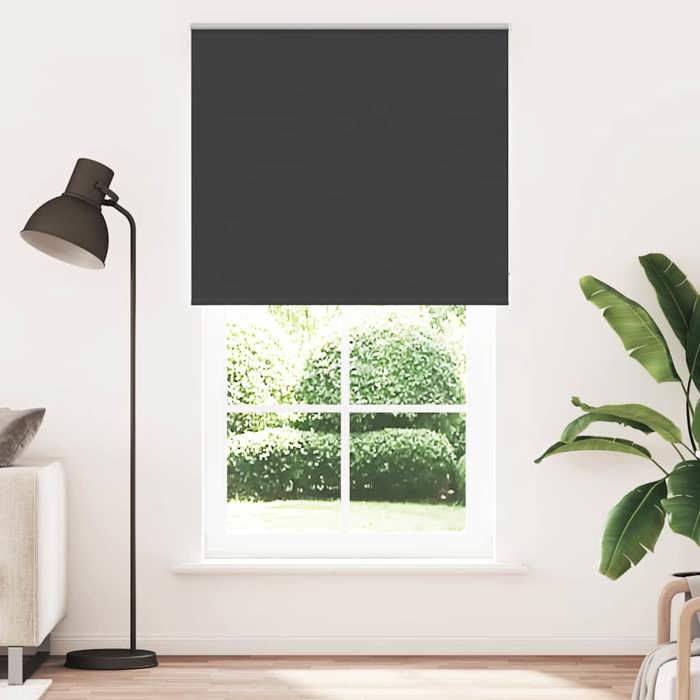 VidaXL Blackout Roller Blind Fabric Width 116.6 Cm Polyester 4010924