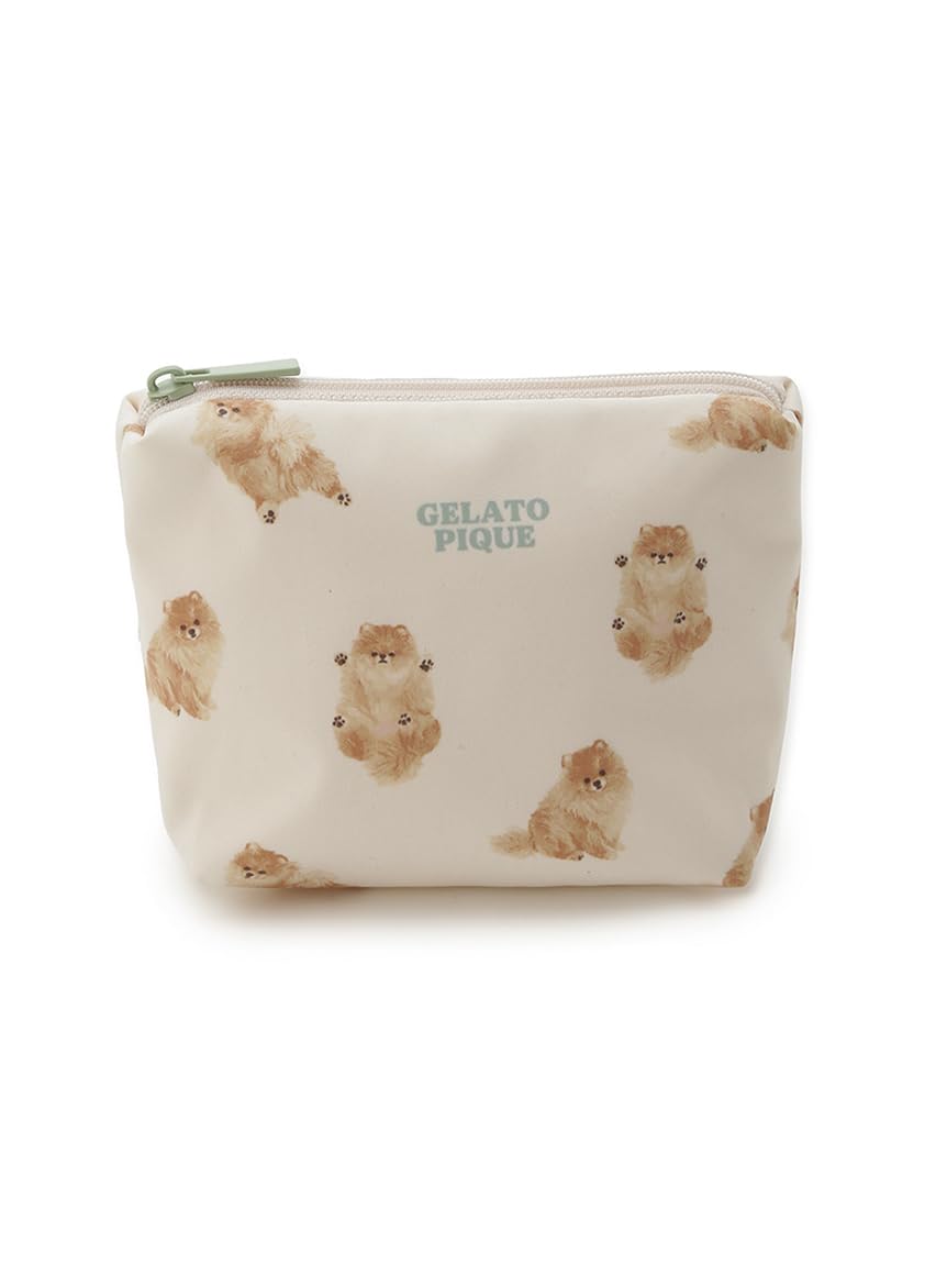 Dog Tissue Pouch PWGB261563 CRM Free Size [Gelato Pique] Tummy-Exposing Women s