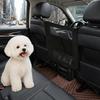 Adjustable Rear Seat Protective Railing Elastic Car Seat Storage Net  Pet Restraint