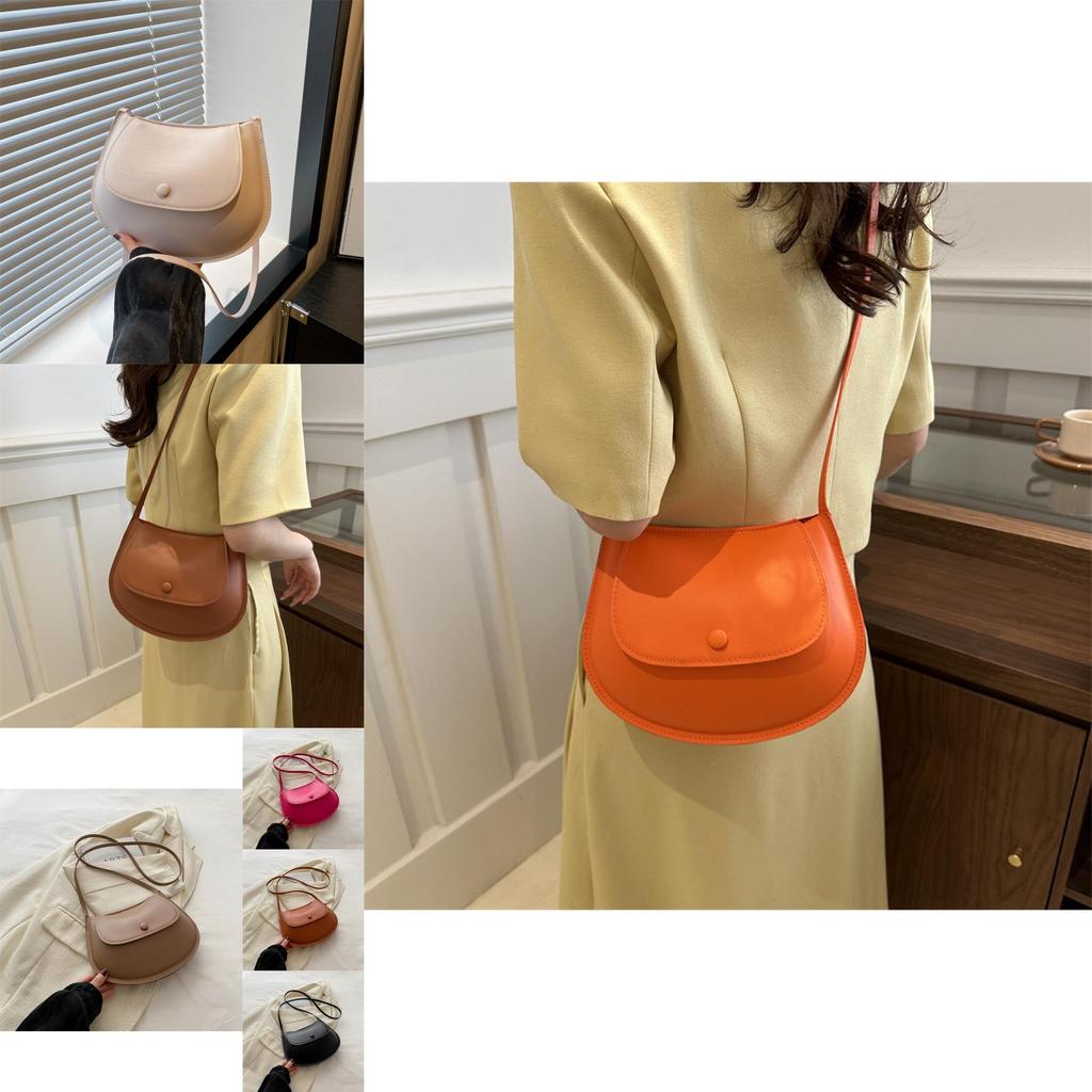 Stylish Summer New Casual Fashionable Single Shoulder Saddle Bag For Women In Multiple Colors