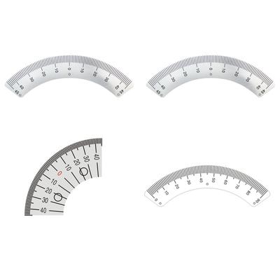 Woodworking Tools Ruler Protractors Milling Machine Part Angle Plate Scale Ruler 45 Degree Angle Arc Measuring Gauge