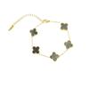 13mm High Quality Non-fading Titanium Steel Four-leaf Clover Bracelet Women's High-grade Fashion Bracelet