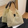 Handwoven bag women's 2025 new trendy fashion retro tote bag straw bag versatile large-capacity shoulder bag