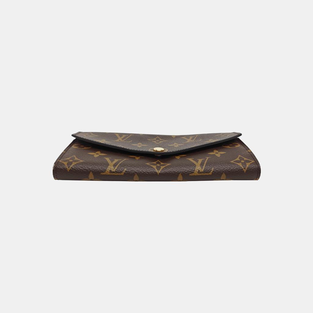 [Pre-Owned] Louis Vuitton Sarah Wallet 'Brown Monogram Canvas/Rose Ballerine Pink' - Excellent #1FW8MTV