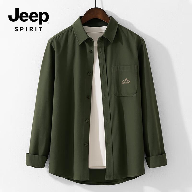 

Мужская фланелевая рубашка с принтом Jeep Spirit с длинным рукавом 2XL