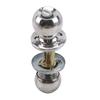 1 Piece Aluminum Alloy Globular Door Knobs Rotation Lock Knobset Handle Metal Door Knob With Key For Bedrooms Living Rooms