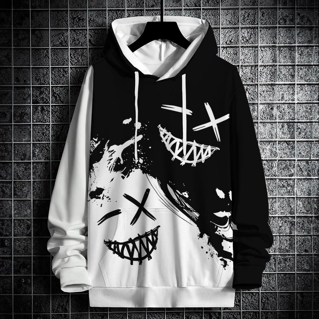 Funny 3D Printed Hoodies For Men Casual Simple Style Unisex Sweatshirts Oversized Pullover Autumn and Winter Fashion y2k Clothes