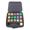 Billiard Balls Storage Case Billiard Balls Storage Box Pool Carrying Case Accessory with Carry Handle Durable
