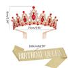 Birthday Sash Birthday Crown Set for Women Birthday Party Supplies Party Gifts