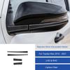 4pcs Black Carbon Fiber Rearview Mirror Cover Trim For Toyota Hilux 2015-