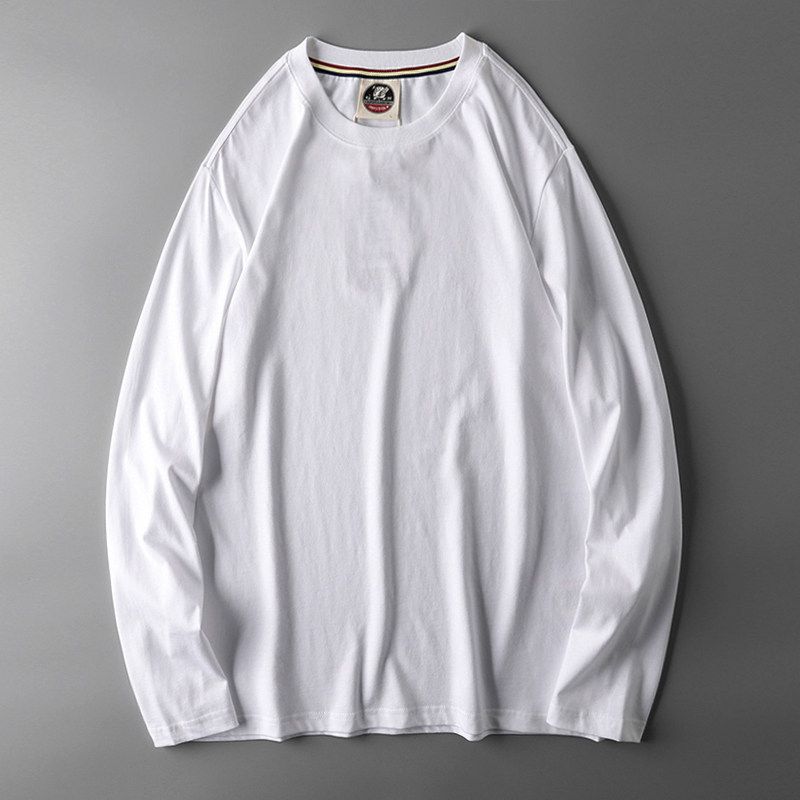 Fashion Brand Retro Cotton Foreign Trade Original Long-Sleeved T-shirt