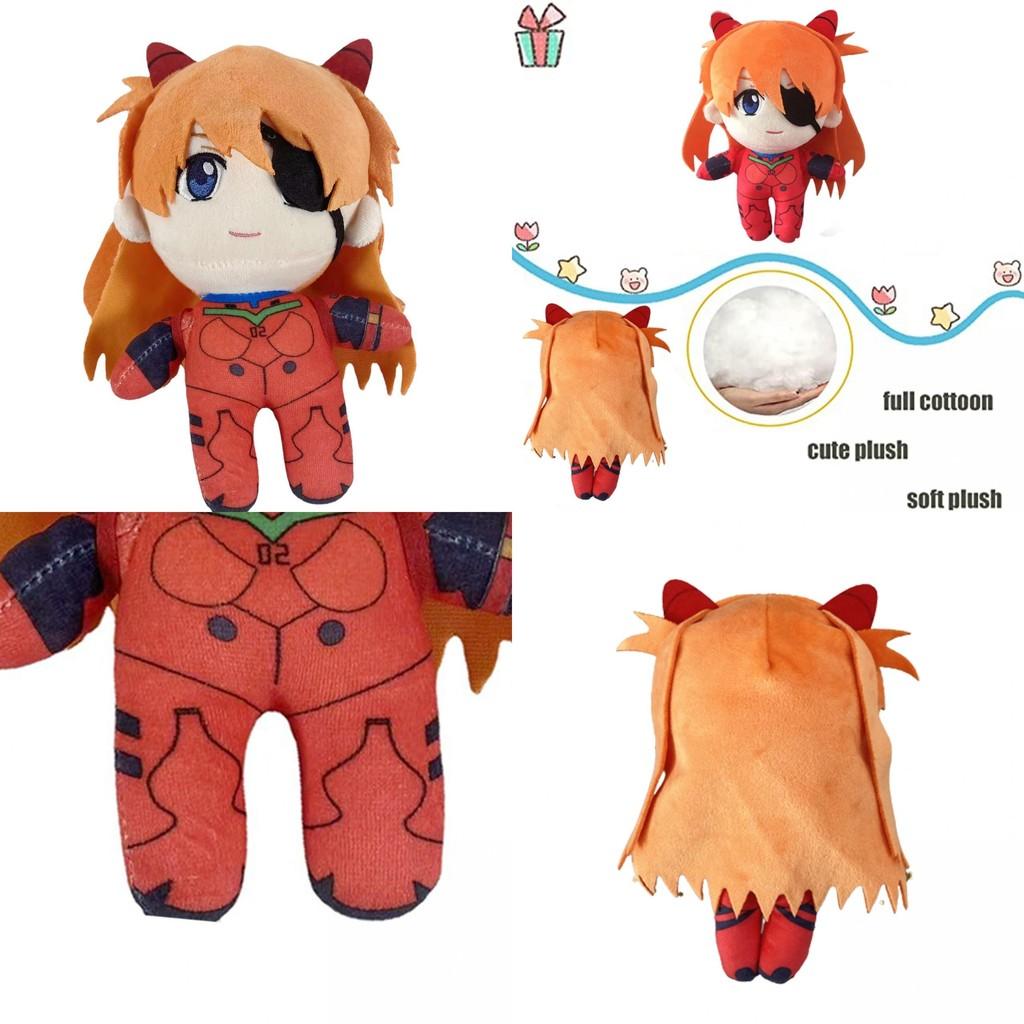 Neon Genesis Evangelion Asuka Langley Soryu Plush Toy Stuffed Doll Gift Kid Xmas