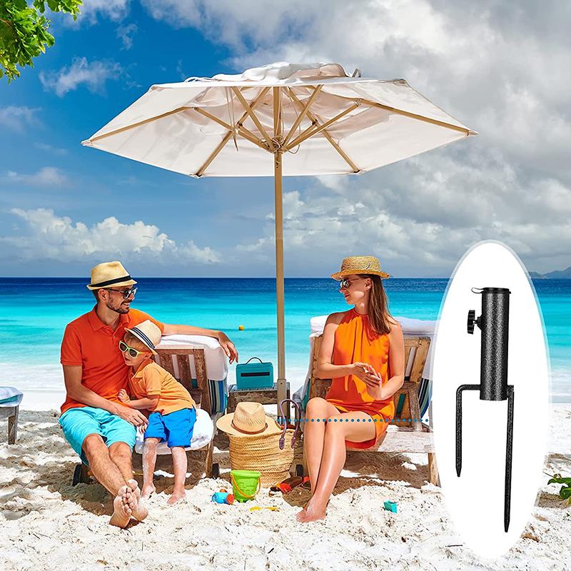 Umbrelă de soare Umbrelă de sol Suport în spirală Suport de bază pentru curte gazon