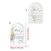 50/100Pcs Floral Thank You Cards for Wedding Reception Party Event Celebration Tabletop Decoration
