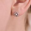 Silver Clover Earrings RA25D33N