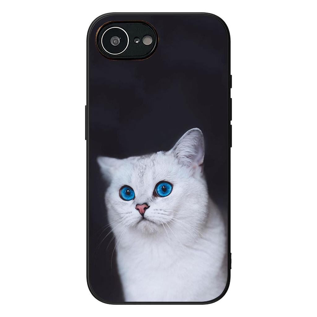 Kitten Cat Meow Blue Green Eyes Phone Cover for OPPO A40 A60 A80 A38 A18 A17 A16 A78 A79 A54 A25 A57 4G 5G Protective Case