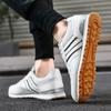 Flat Bottomed Autumn Sports Shoes, Casual Men's Skateboarding Shoes, Designer 2026 New Comfortable Lace Up Black Running Shoes