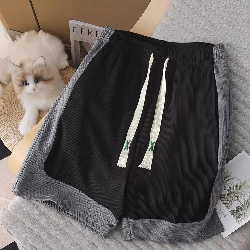 Men's Summer Casual Set Plus Size Sleeveless Tank Top + Cropped Shorts Breathable Athletic Two-Piece Set