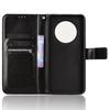 Flip Case for Oppo Reno 12FS / 12F, Crazy Horse Wallet, Black