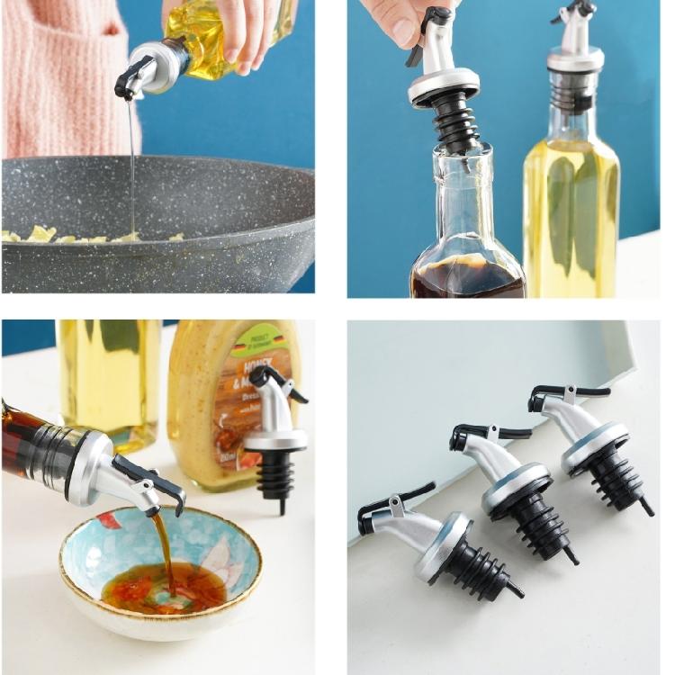 Leak Proof Spout for Condiment Liquor Bottles Household Kitchen Seasoning Bottles Stopper Dispenser Accessories