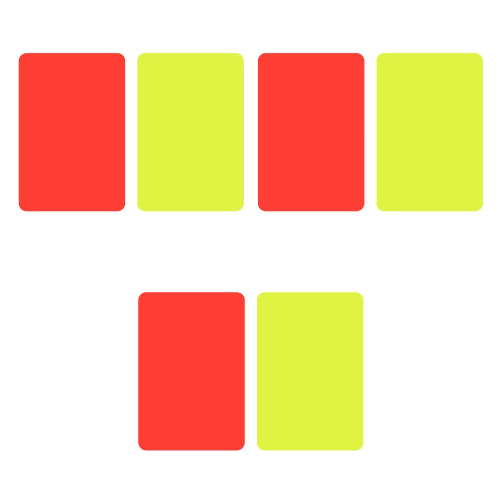 Hot Sale Red Card Skillful Manufacture Soccer Referee Tool Red Yellow Cards for Football Match Training 3.2x4.3 Inch