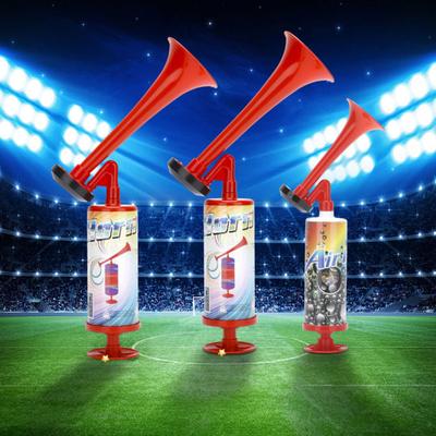 Large Cheering Horn for Soccer Game, Fan Air Horn for Stadium, Hand Pump Megaphone Noise Maker for Team Party Festival